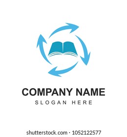 Book vector logo icons library illustration emblem isolated