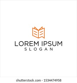 book vector logo modern graphic communication
