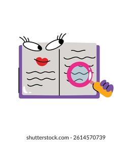 Book vector Sticker. Eps 10 file