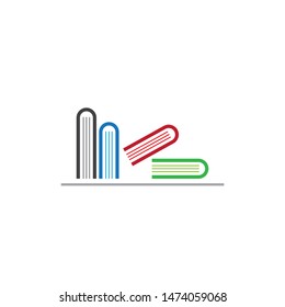 Book vector symbol icon illustration design