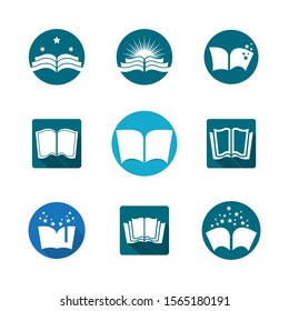 Book vector symbol icon illustration design