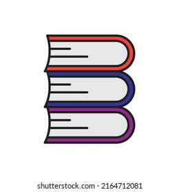 book vector for website symbol icon presentation