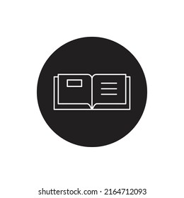 book vector for website symbol icon presentation
