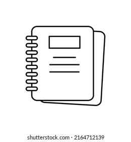 book vector for website symbol icon presentation