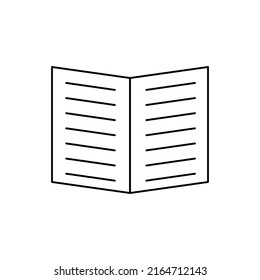 book vector for website symbol icon presentation