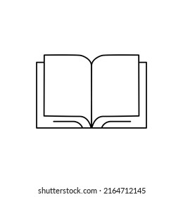 vector de libro para presentación de iconos de símbolos de sitio web