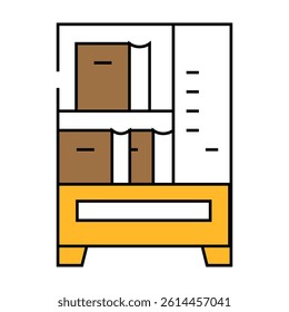 book vending machine line icon vector. book vending machine sign. isolated symbol illustration