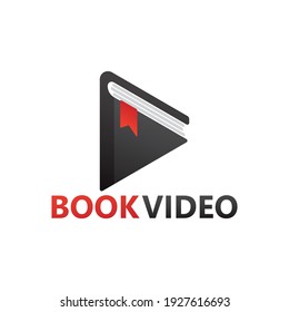 Book Video Play Logo Template Design