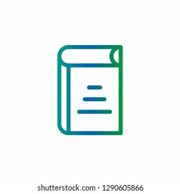 Book web icon.