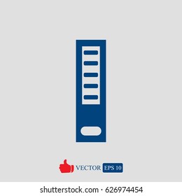 book web icon, vector best flat icon, EPS