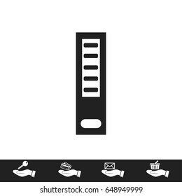 book web icon, vector best flat icon, EPS