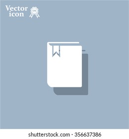 book web icon. vector design