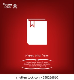 book web icon. vector design