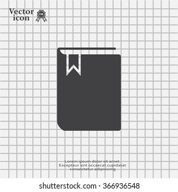 book web icon. vector design