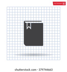 book web icon. vector design