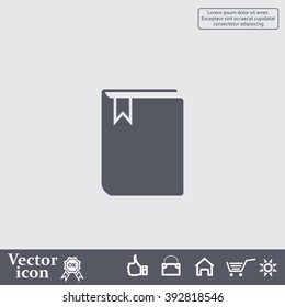 book web icon. vector design