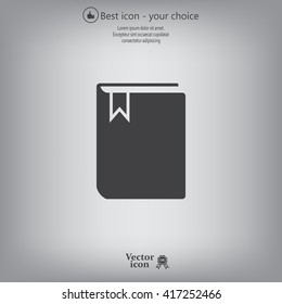 book web icon. vector design