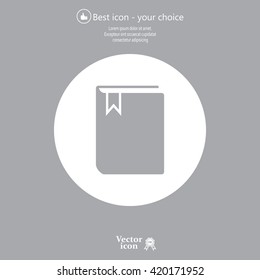 book web icon. vector design