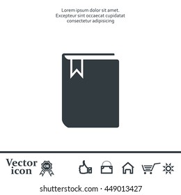 book web icon. vector design