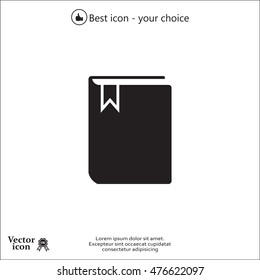book web icon. vector design
