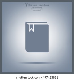 book web icon. vector design