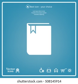 book web icon. vector design