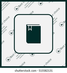 book web icon. vector design
