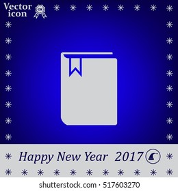 book web icon. vector design