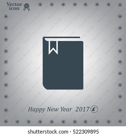 book web icon. vector design