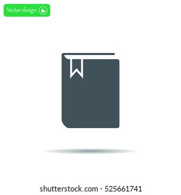 book web icon. vector design