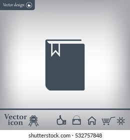 book web icon. vector design