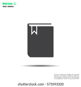 book web icon. vector design