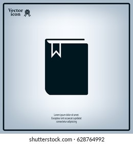 book web icon. vector design