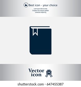 book web icon. vector design