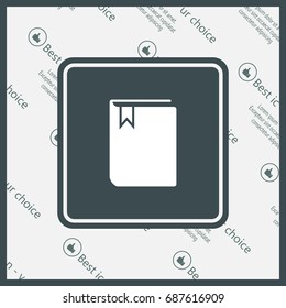 book web icon. vector design