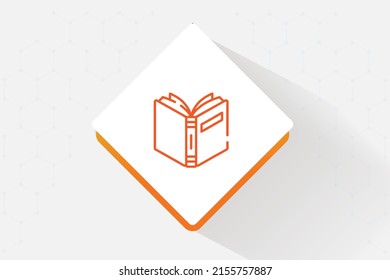 Book writing icon vector design