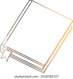 The book is yellow with a bookmark to read.