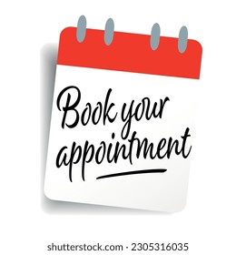 Book your Appointment on calendar