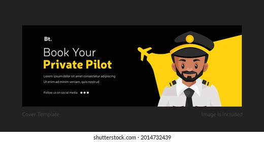 Book your private pilot cover page design.