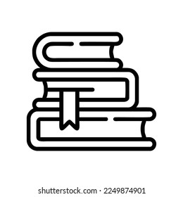 Libro,Libro Ilustración vector de Ilustración con logotipo de iconos.Juego de iconos de libro y estudio.Adecuado para diseño web, logotipo, aplicación.