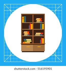 Bookcase  flat icon