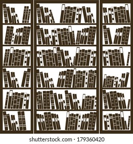 Bookcase full of books