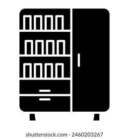 Bookcase Icon Design For Personal And Commercial Use