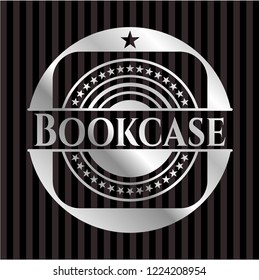 Bookcase silvery emblem