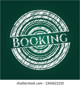 Booking chalk emblem