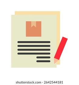 Reservando Formulário de cor plana, mini ícone de ilustração. use para conceito moderno, impressão, UI, kit UX, web e desenvolvimento de aplicativos. Vetor relacionado à oferta de produtos, marketing, negócios.