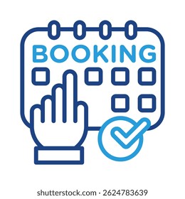 Booking Icon Element For Design