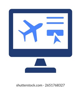 Booking Icon Element For Design