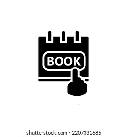 booking icon vector design templates 