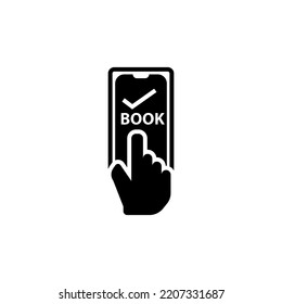 booking icon vector design templates 